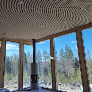 Vaalea Tammi - valkoinen huopa 21x600x2600mm